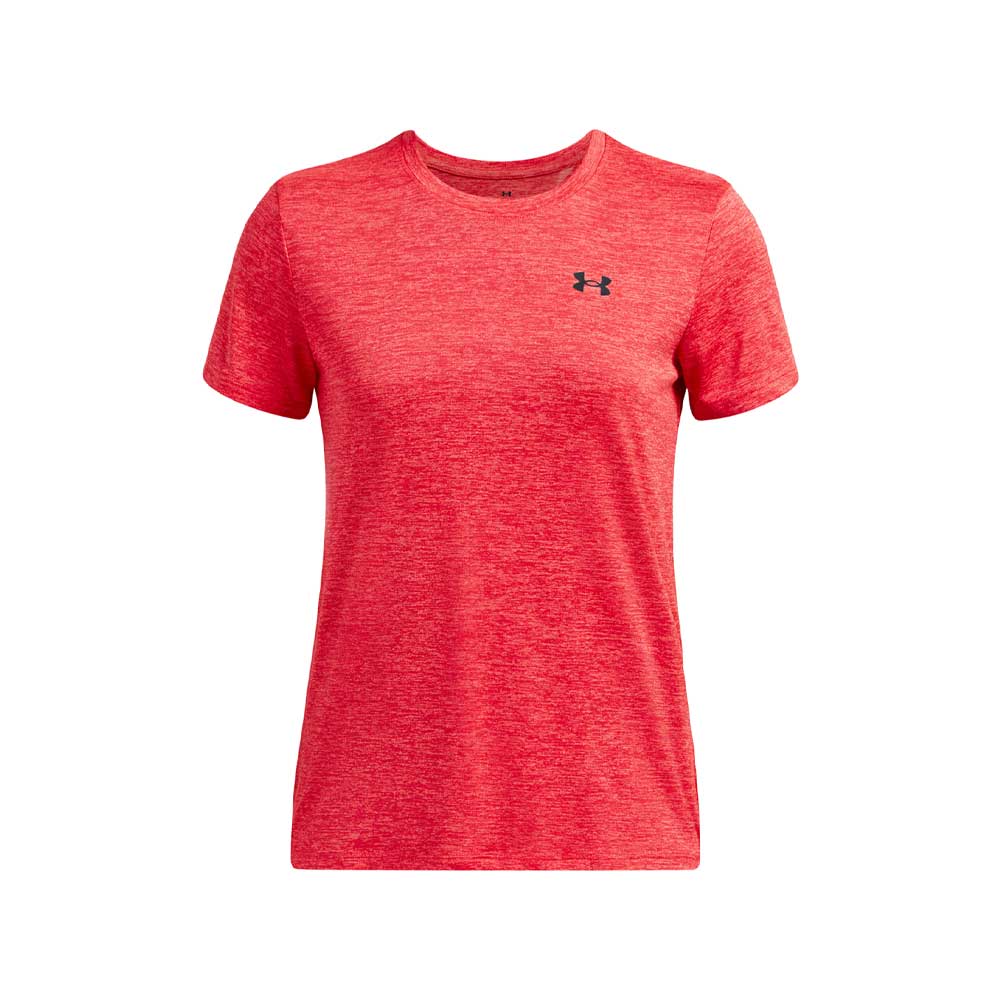 Playera Manga Corta Under Armour para Mujer Tech SSC Rojo