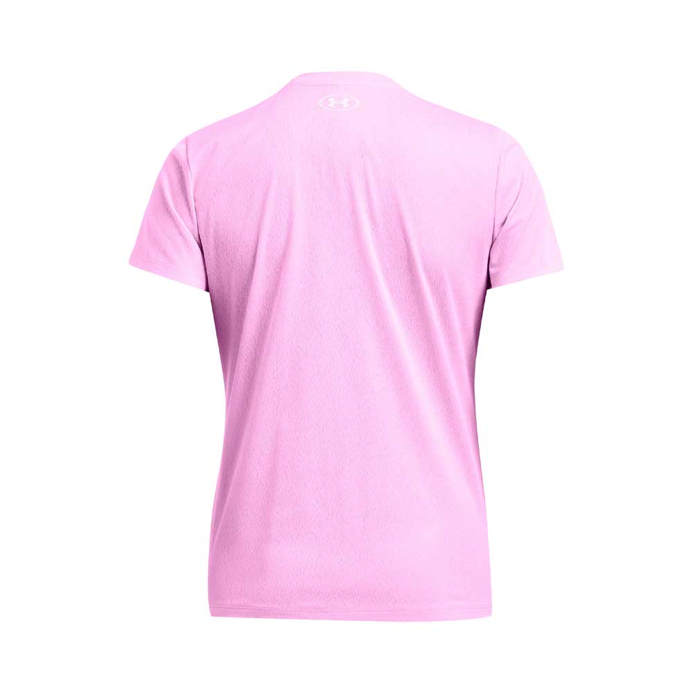 Playera Manga Corta Under Armour para Mujer Tech Riddle SSC Rosa