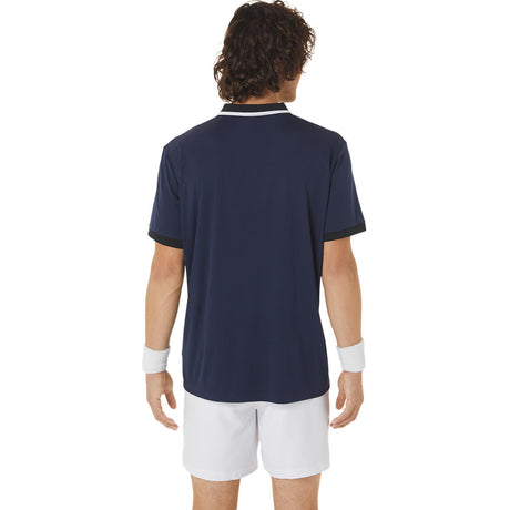 Polo Asics para Hombre Court Polo Shirt Azul