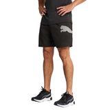 Short Largo Puma para Hombre Train All Day Essential Big Logo 7in Woven Short Negro