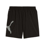 Short Largo Puma para Hombre Train All Day Essential Big Logo 7in Woven Short Negro