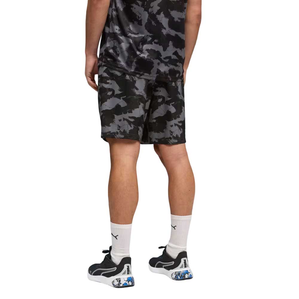 Short Largo Puma para Hombre Tad Essential AOP 7in Woven Short Negro