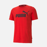 Playera Manga Corta Puma para Hombre Ess Logo Tee Rojo