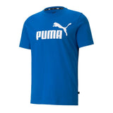 Playera Manga Corta Puma para Hombre Ess Logo Tee Azul