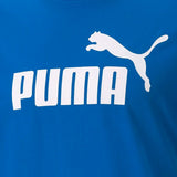 Playera Manga Corta Puma para Hombre Ess Logo Tee Azul