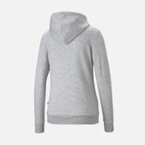 Sudadera con Gorro Puma para Mujer Ess Logo Hoodie TR Gris