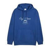 Sudadera con Gorro Puma para Hombre Classics Cafe Hoodie FL Azul