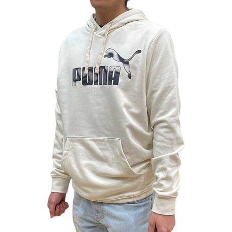 Sudadera con Gorro Puma para Hombre Ess Logo Lab Camo Hoodie TR Beige