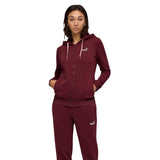 Conjunto Puma para Mujer Metallic Hooded Sweat Suit Fl OP Rojo