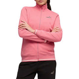 Conjunto Puma para Mujer Metallic Full-Zip Tracksuit Rosa-Negro