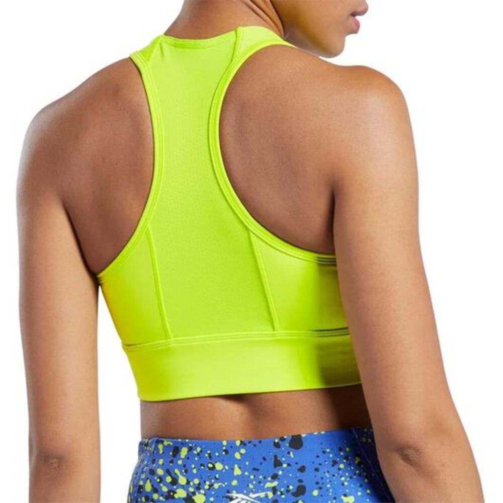 Bra Alto Impacto Reebok para Mujer RE Bra Amarillo