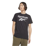 Playera Manga Corta Reebok para Hombre RI Big Logo Tee Negro