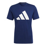 Playera Adidas Hombre Tr-Es Fr Logo T Playera Mc IB8275 Azul