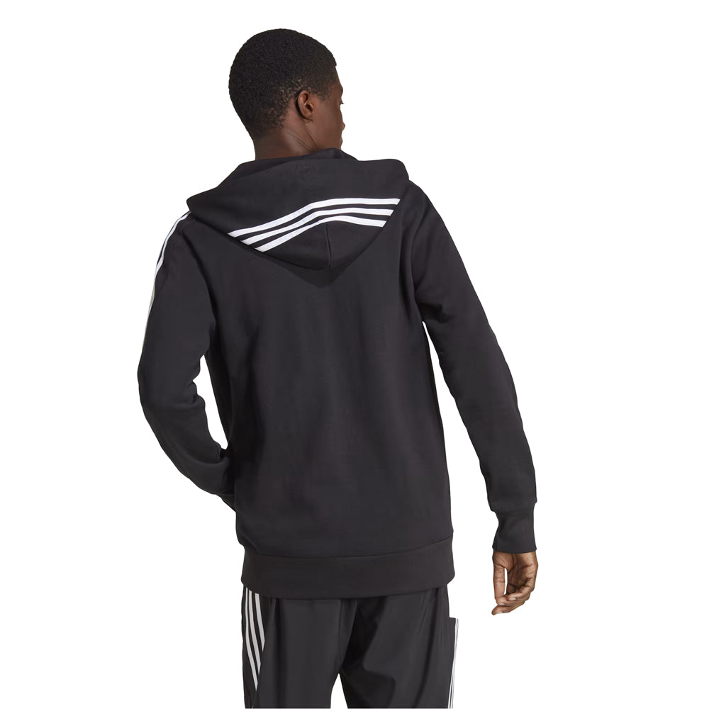 Sudadera Adidas Hombre 3S Ft Fz Hd IC0433 Negro