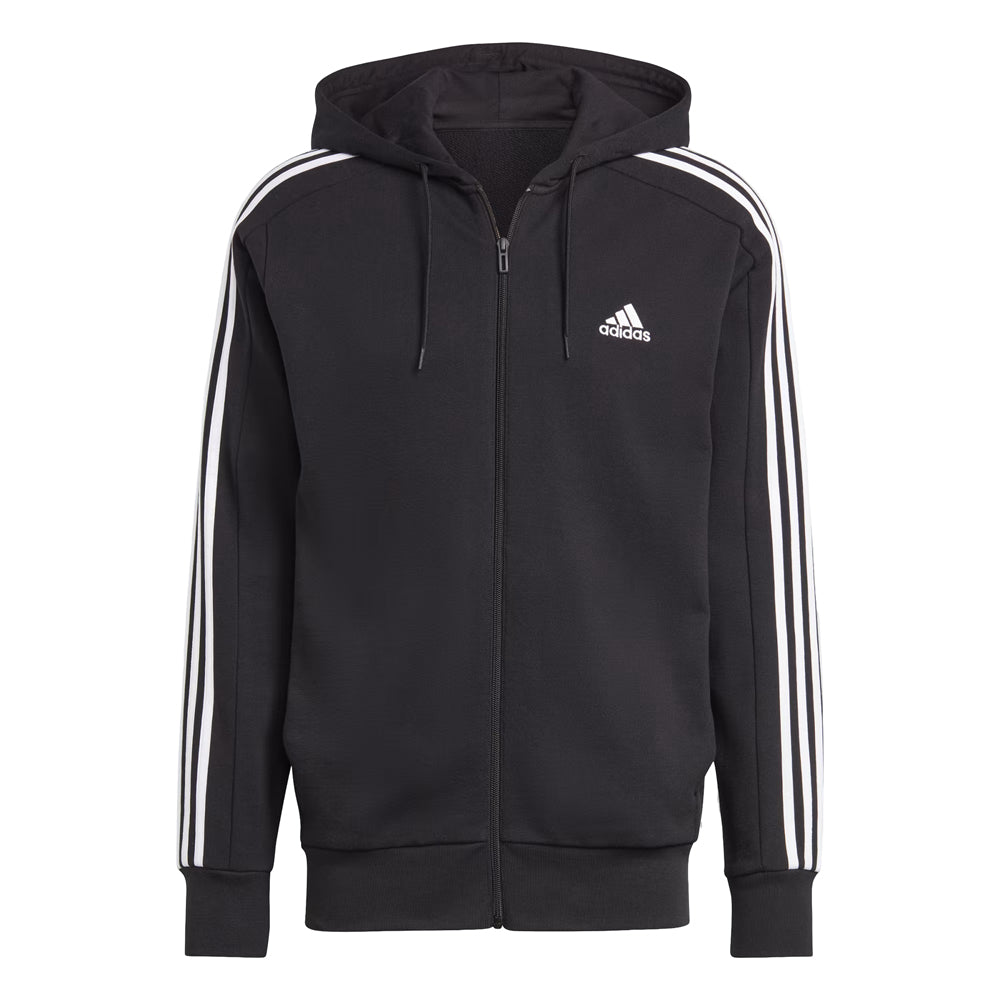 Sudadera Adidas Hombre 3S Ft Fz Hd IC0433 Negro