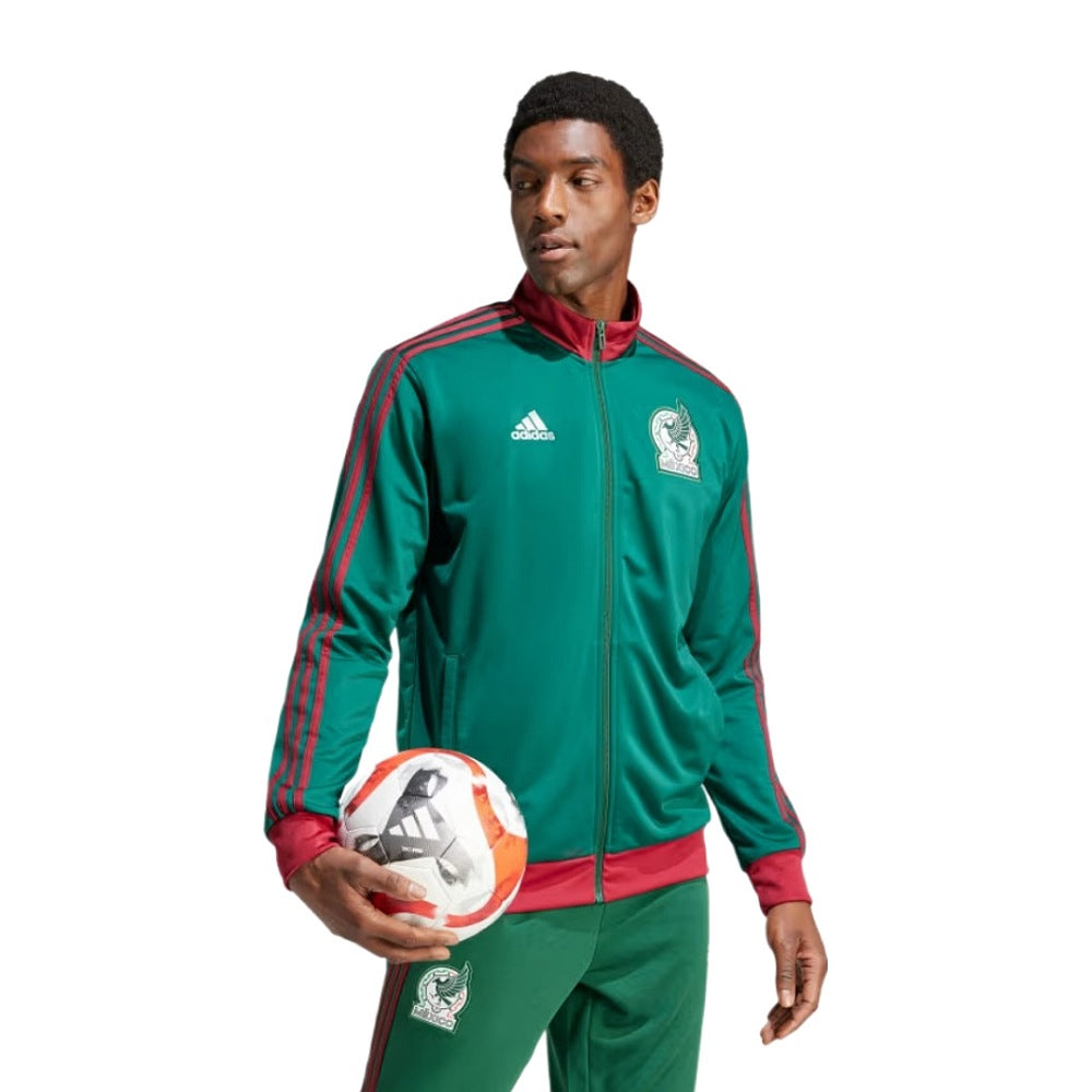 Chamarra Adidas Hombre Fmf Dna Tt Selección De Mexico IT9683 Verde