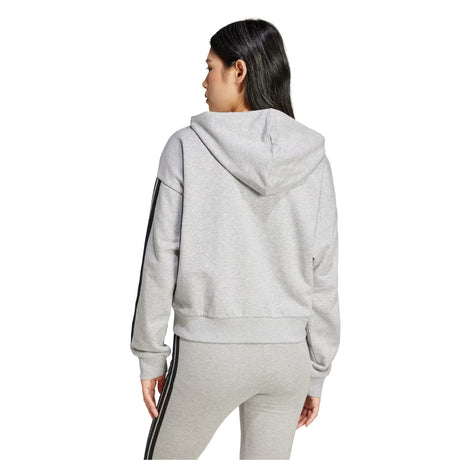 Chamarra Adidas Mujer W 3S Ft Fz Hd JE0055 Gris