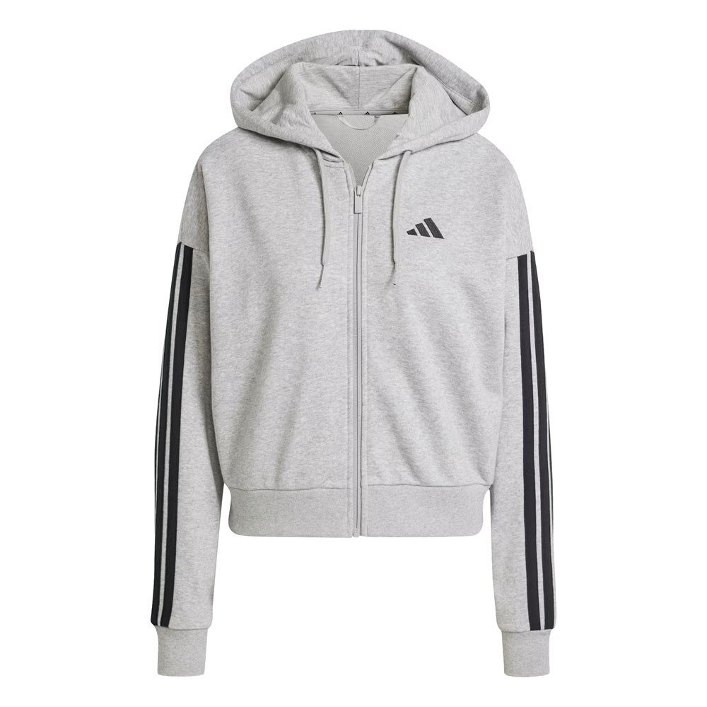 Chamarra Adidas Mujer W 3S Ft Fz Hd JE0055 Gris