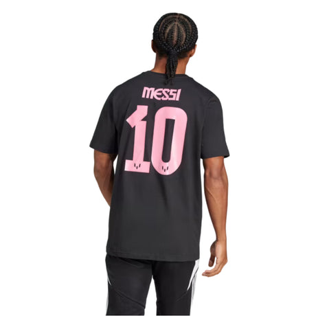 Playera Adidas Hombre Messi N&N G T JM3551 Negro