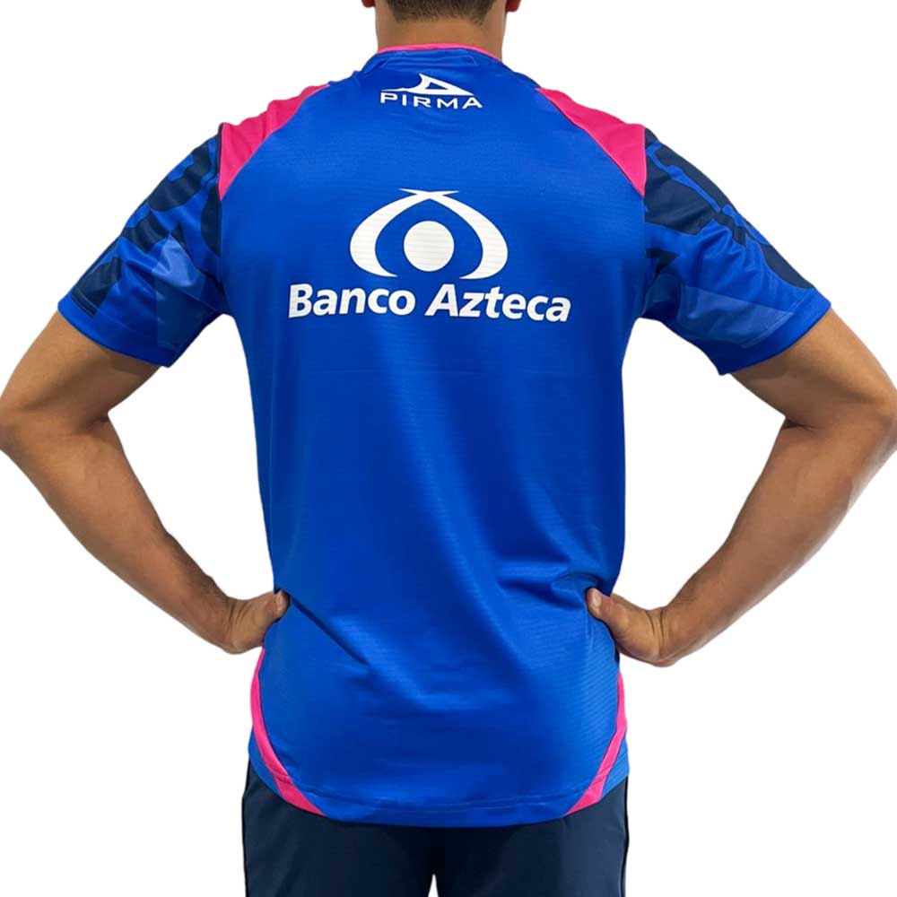 Jersey Pirma Hombre Entrenamiento Club Puebla 24-25 Azul Rosa