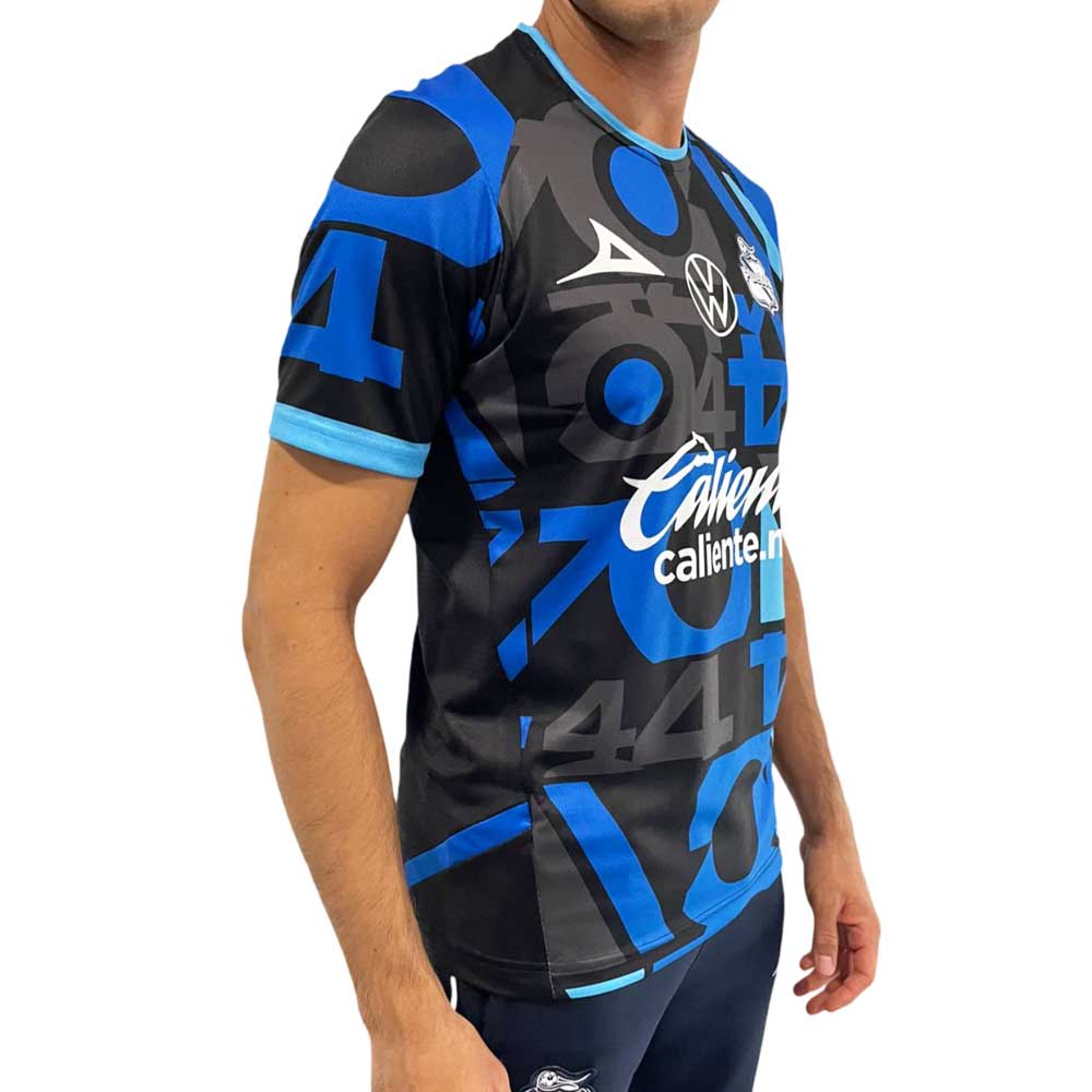 Jersey Pirma Hombre Entrenamiento Club Puebla 24-25 Negro Azul