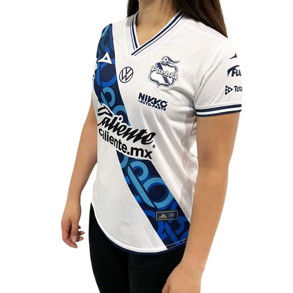 Jersey Pirma Mujer Local Club Puebla 24-25 Blanco