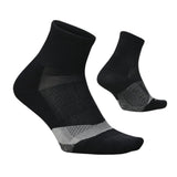 Calcetas Cortas Feetures Unisex Elite Light Cushion Quarter Negro