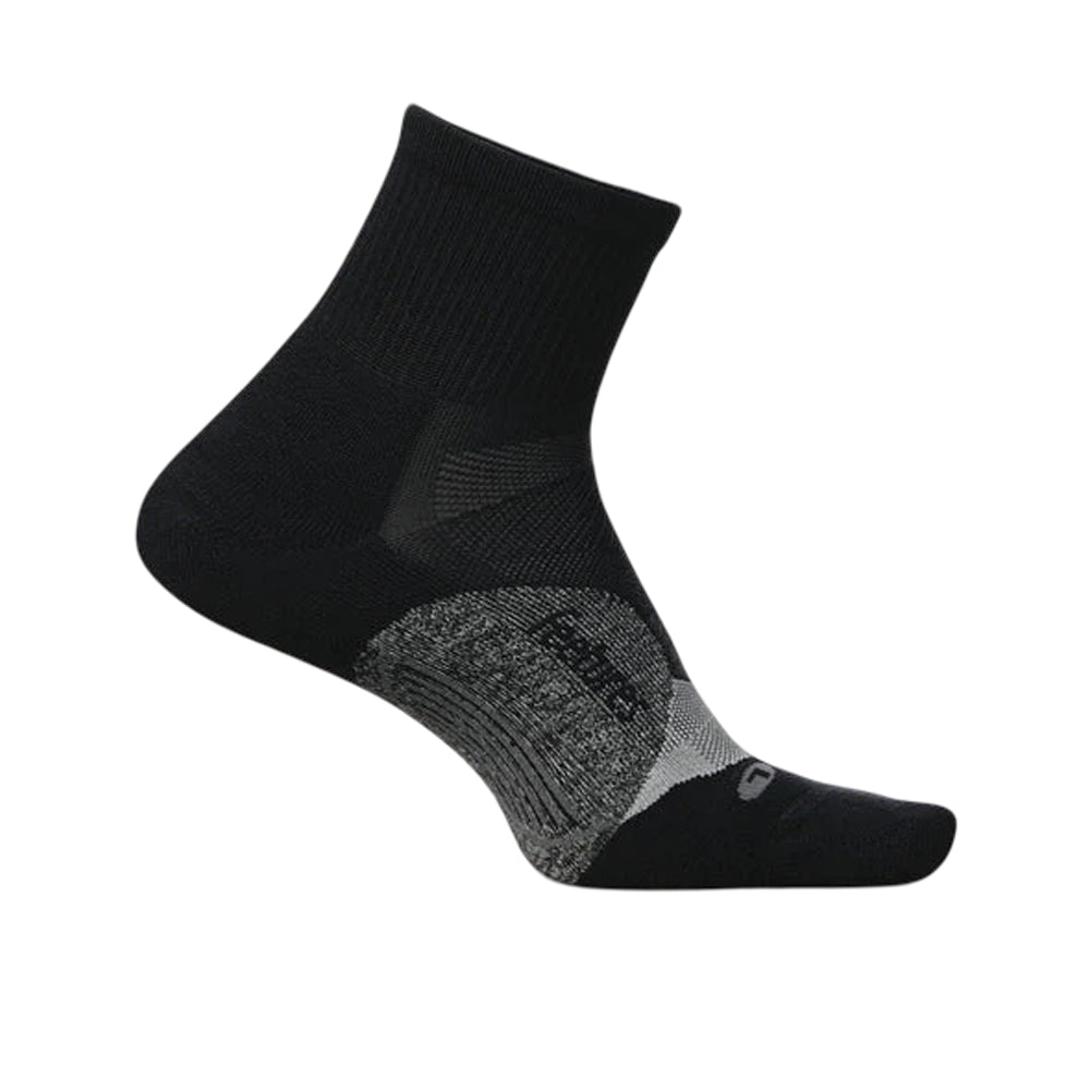 Calcetas Cortas Feetures Unisex Elite Light Cushion Quarter Negro