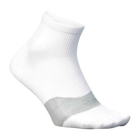 Calcetas Cortas Feetures Unisex Elite Ultra Light Quarter Blanco