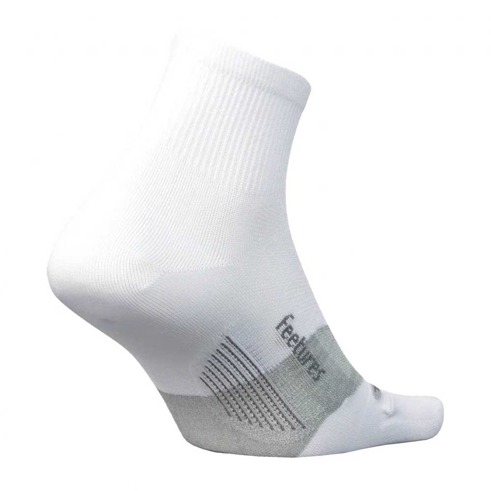 Calcetas Cortas Feetures Unisex Elite Ultra Light Quarter Blanco