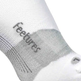 Calcetas Cortas Feetures Unisex Elite Ultra Light Quarter Blanco