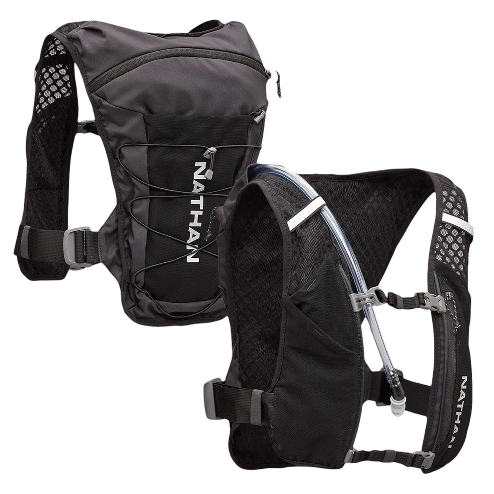 Chaleco de hidratación Nathan Unisex Quickstart 3.0 6 lt with Quickstar 1.5 lt Bladder Negro