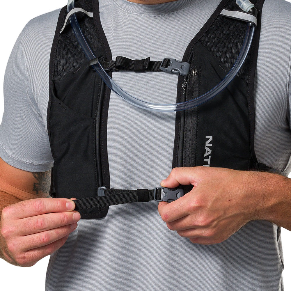 Chaleco de hidratación Nathan Unisex Quickstart 3.0 6 lt with Quickstar 1.5 lt Bladder Negro