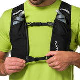 Chaleco de hidratación Nathan Unisex Quickstart 3.0 4 lt with 2 Quickstar 14oz Soft Flask Negro