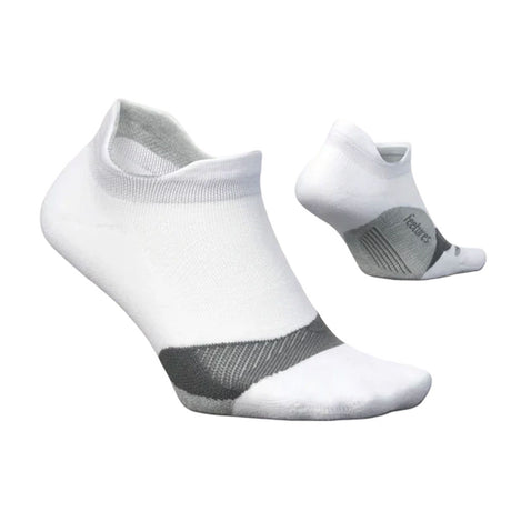 Calcetas Cortas Feetures Unisex Elite Light Cushion No Show Tab Blanco