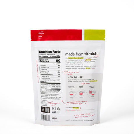 Polvo para preparar bebida Skratch Labs Unisex Hydration Mix Raspberry Limonade 440 gr