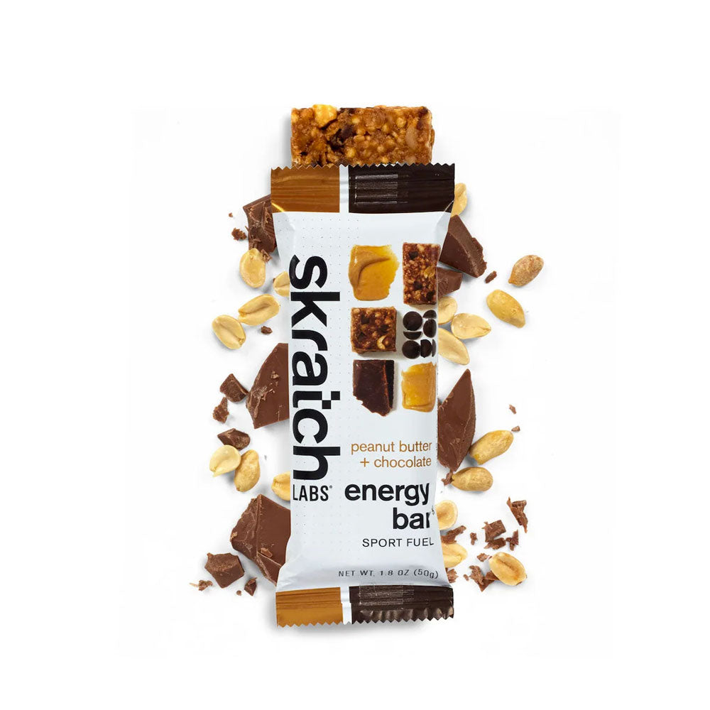 Barra de energía Skratch Labs Unisex  Energy Bars Peanut Butter-Chocolate