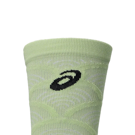 Calcetas Largas Asics Unisex Performance Run Sock Crew Verde-Negro