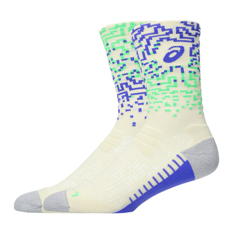 Calcetas Largas Asics Unisex Performance Run Sock Crew Beige