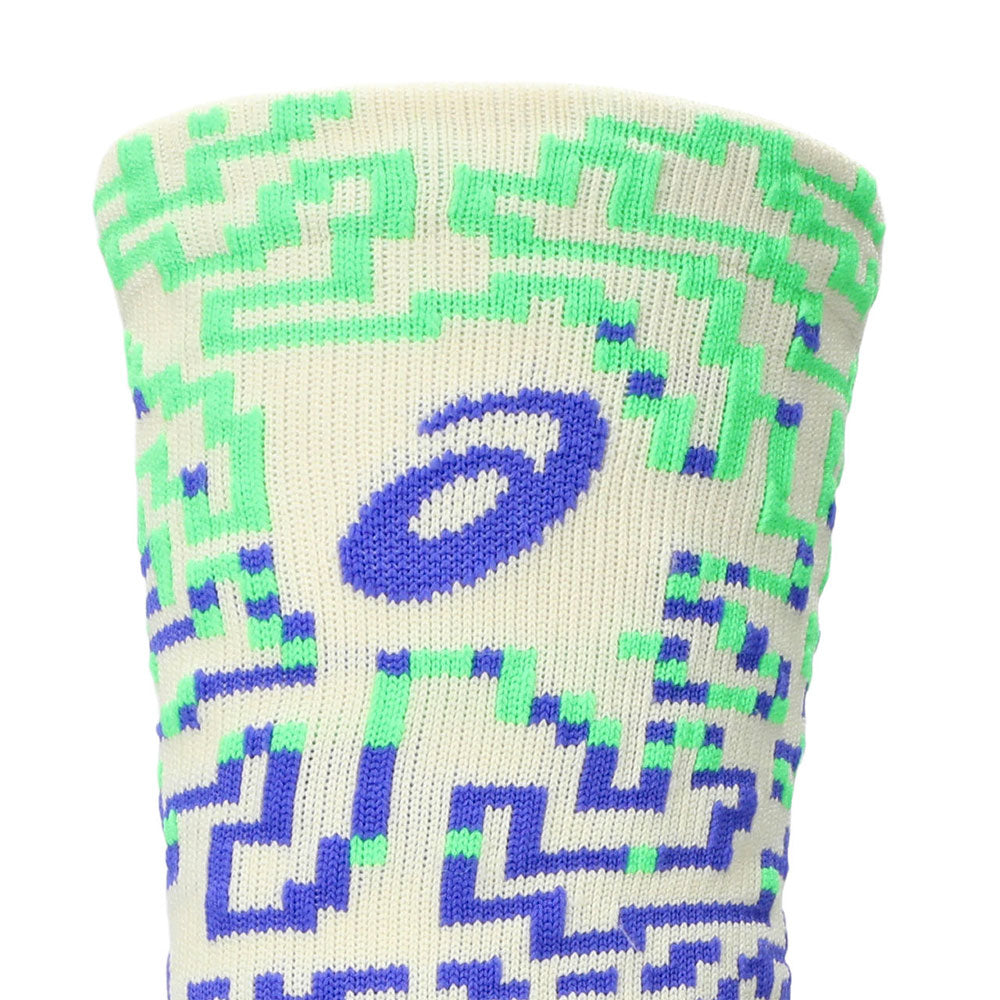 Calcetas Largas Asics Unisex Performance Run Sock Crew Beige