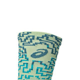 Calcetas Largas Asics Unisex Performance Run Sock Crew Verde