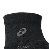 Calcetas Largas Asics Unisex Performance Run Sock Quarter Negro