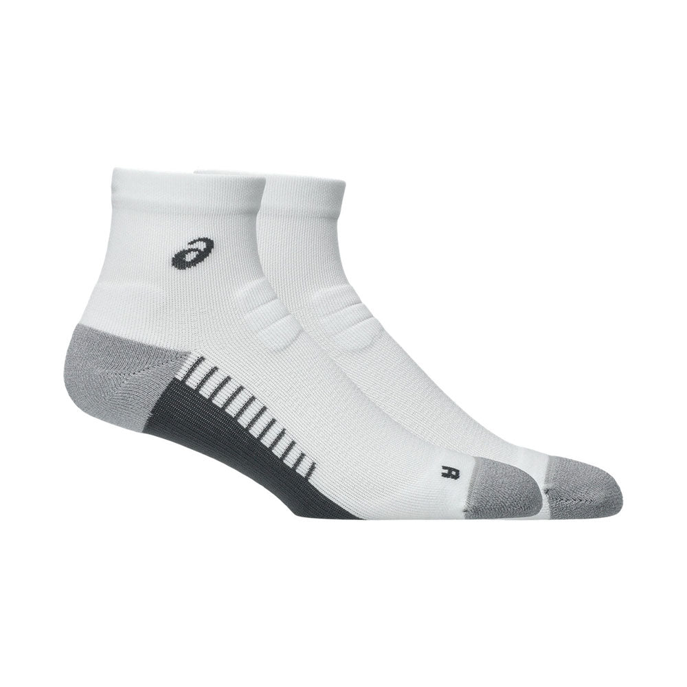 Calcetas Largas Asics Unisex Performance Run Sock Quarter Blanco