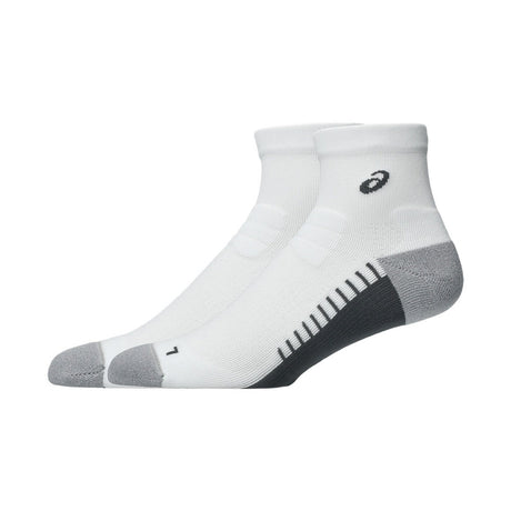 Calcetas Largas Asics Unisex Performance Run Sock Quarter Blanco