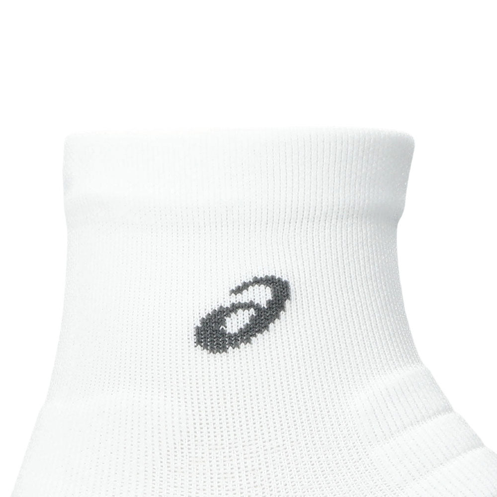 Calcetas Largas Asics Unisex Performance Run Sock Quarter Blanco