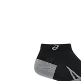 Calcetas Cortas Asics Unisex 2 Pack Light Weight Run Ankle Sock Negro-Blanco