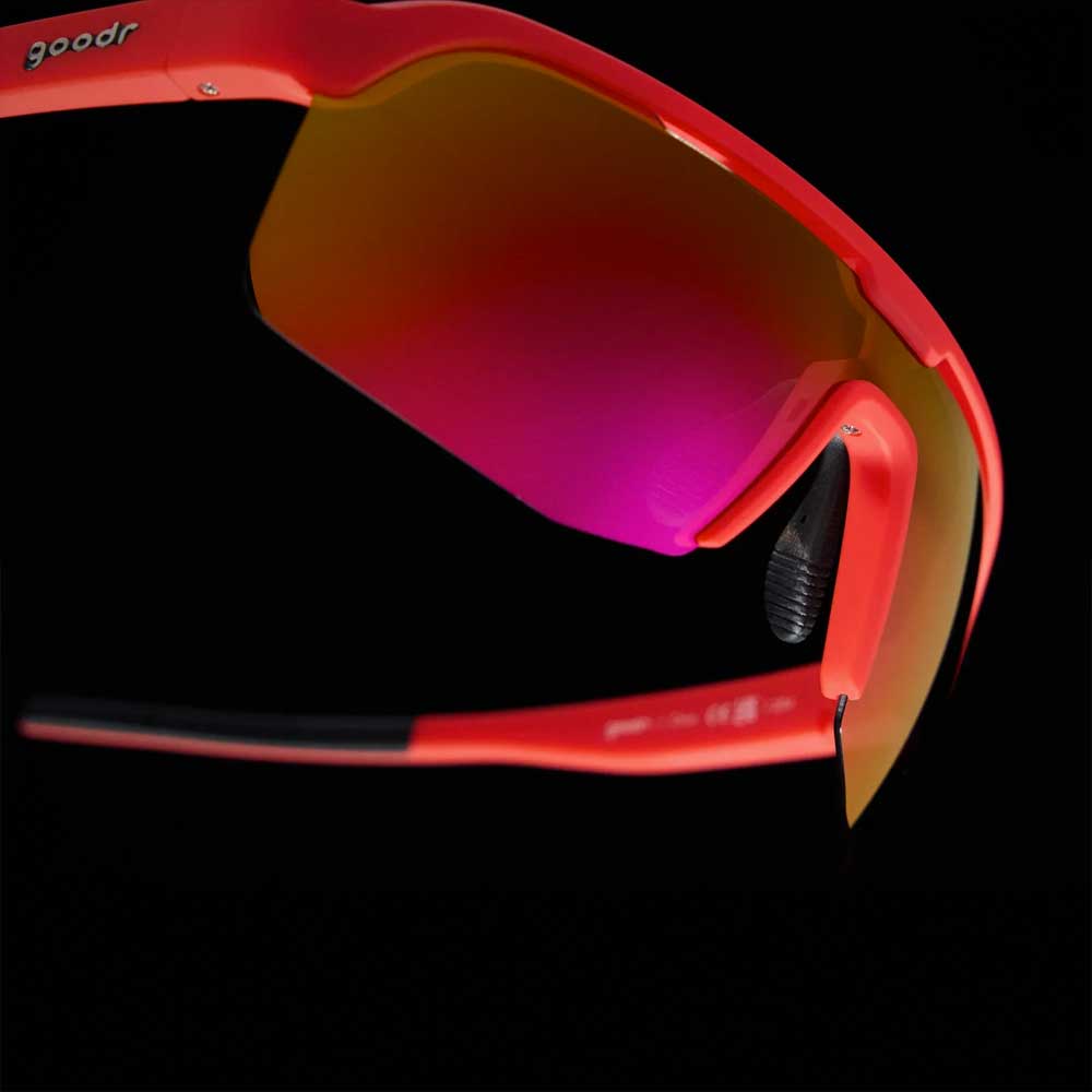 Lentes Goodr Unisex Bolt G Dante's Shin Split Inferno Naranja