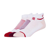 Calcetas Cortas Asics Unisex Intensity ST 2.0 Blanco-Rojo-Rosa