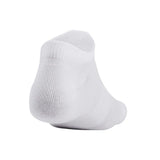 Calcetas Cortas Under Armour Unisex Essential No Show 3 Pack Blanco