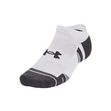 Calcetas Cortas Under Armour Unisex Performance Tech 3 Pack No Show Blanco